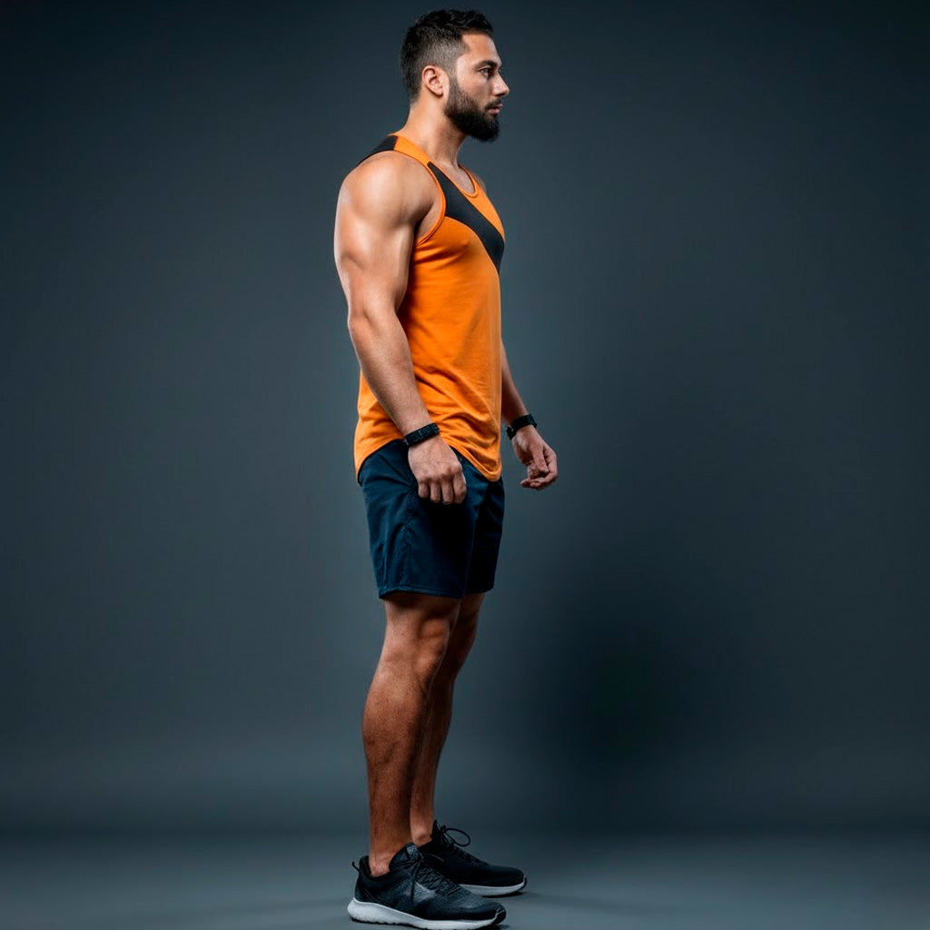 Molten Slash – Tank Top de Alto Impacto Mental para Entrenamiento Intenso