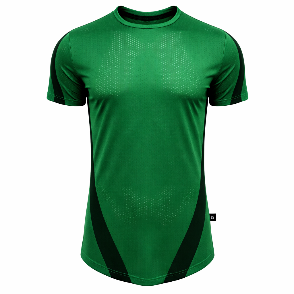 GREEN STRIKE T-SHIRT.