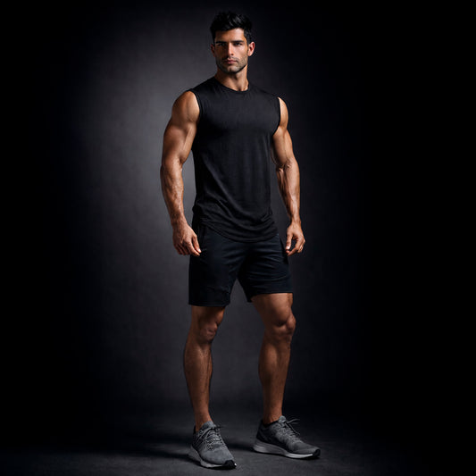 SHADOW GRID – Tank Top Texturizad