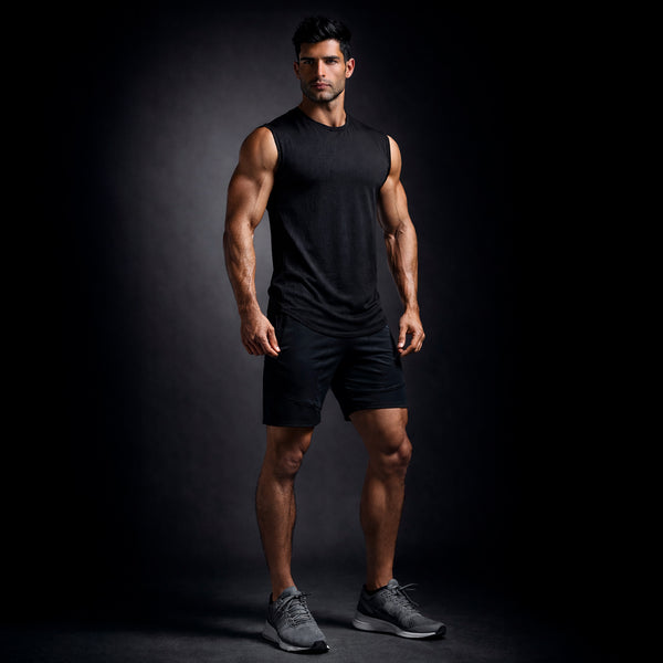 SHADOW GRID – Tank Top Texturizad