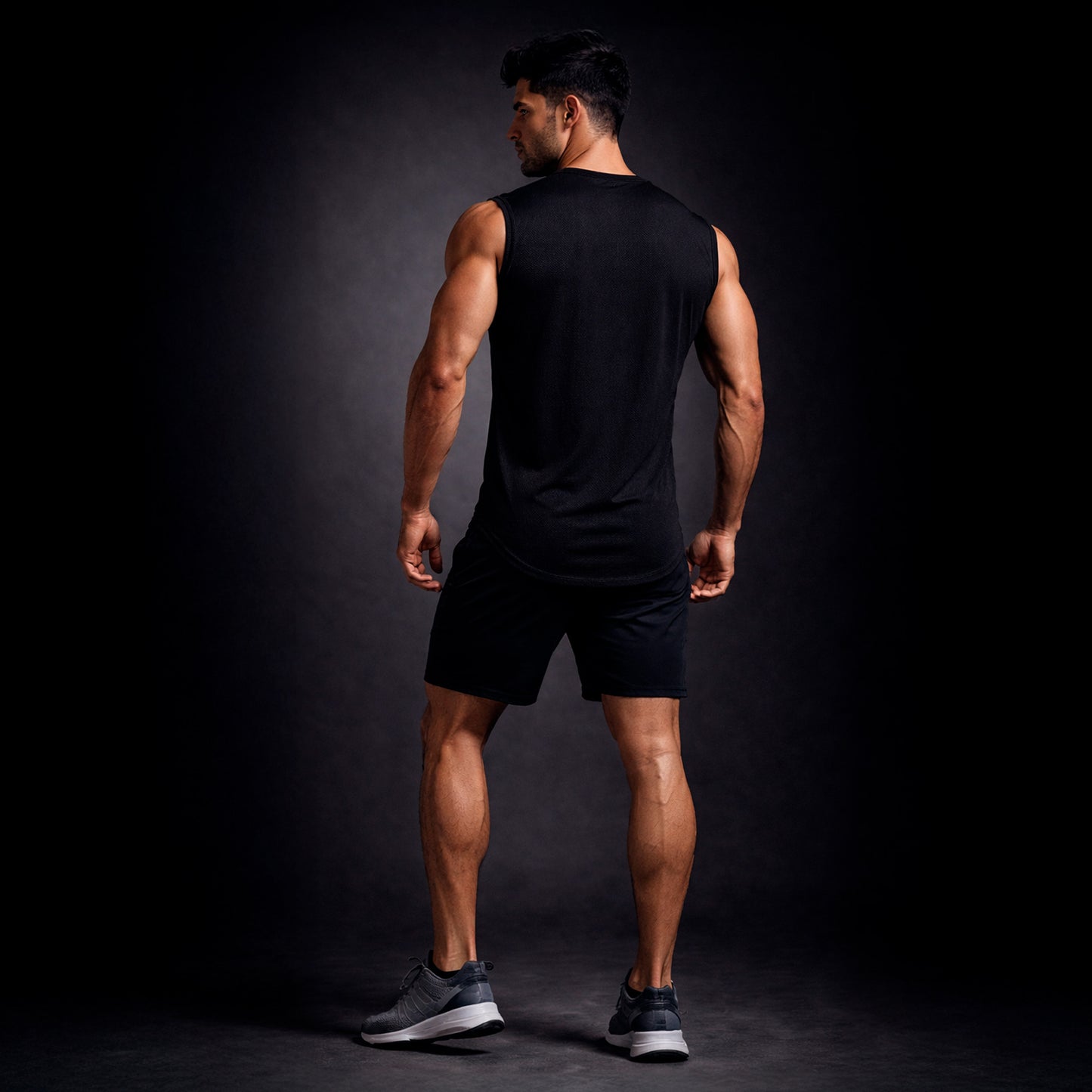 SHADOW GRID – Tank Top Texturizad